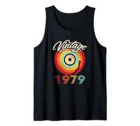 Compleanno Vinile Vintage 1979 Retro Vinile LP Canotta