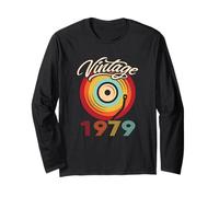 Compleanno Vinile Vintage 1979 Retro Vinile LP Maglia a Manica