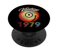 Compleanno Vinile Vintage 1979 Retro Vinile LP PopSockets PopGrip Adesivo