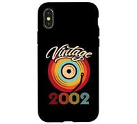 Compleanno Vinile Vintage 2002 Retro Vinile LP Custodia per iPhone X/XS