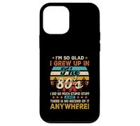 Compleanno vintage anni '80 Sono così felice di essere cresciuto negli anni '80 Custodia per iPhone 12 mini