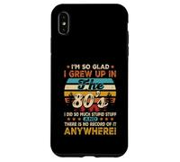 Compleanno vintage anni '80 Sono così felice di essere cresciuto negli anni '80 Custodia per iPhone XS Max