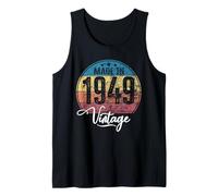 Compleanno Vintage Anno di Nascita 1949 Compleanno Bday Canotta