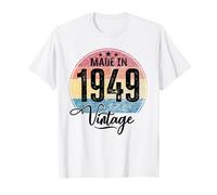 Compleanno Vintage Anno di Nascita 1949 Compleanno Bday Maglietta