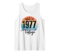 Compleanno Vintage Anno di Nascita 1977 Compleanno Bday Canotta