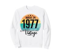 Compleanno Vintage Anno di Nascita 1977 Compleanno Bday Felpa