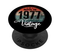 Compleanno Vintage Anno di nascita 1977 Compleanno bday PopSockets PopGrip Adesivo