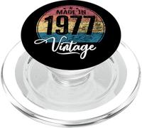 Compleanno Vintage Anno di nascita 1977 Compleanno bday PopSockets PopGrip per MagSafe