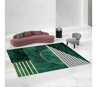 Complementi d arredo moderno Geometria moderna verde giallo design a righe semplici decorazione casa tappeti camera 180x250cm