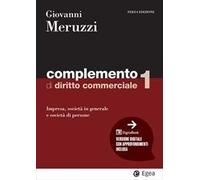 Complemento di diritto commerciale. Vol. 1: Impresa, società in generale e le società di persone