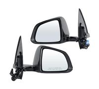 Complessivo specchietto laterale 13 fili Porta Specchio Laterale di Montaggio Per Tesla Per Il Modello Y 2020-2024 Nero Con Deflettore Nessuna Etichetta Senza Oculare antiriflesso(1 pair Black)