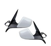 Complessivo specchietto laterale 13 fili Porta Specchio Laterale di Montaggio Per Tesla Per Il Modello Y 2020-2024 Nero Con Deflettore Nessuna Etichetta Senza Oculare antiriflesso(1 pair White)