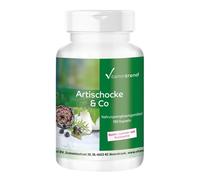 Complesso di carciofi - 180 capsule con ortica + ginepro | Vitamintrend