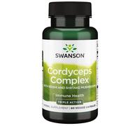 Complesso di Cordyceps con Funghi Reishi e Shiitake - 60 vcaps