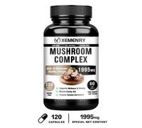 Complesso di funghi - memoria, concentrazione, salute del cervello
