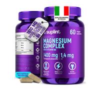 Complesso di Magnesio 400 mg - Bisglicinato + Citrato con Vitamina B6 - Alto Dos