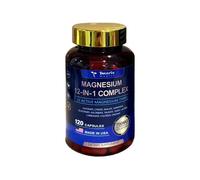 Complesso di Magnesio 700 mg 12 in 1 con Glycinate, Citrate, Malate 120 capsule