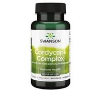 Complesso Swanson Cordyceps con funghi Reishi e Shiitake 60 capsule