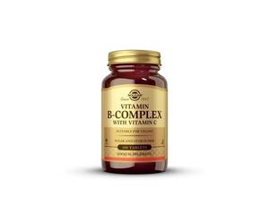 Complesso vitaminico B con vitamina C, 100 compresse Solgar