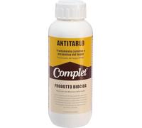 Complet Antitarlo Biocida per Legno, Inodore e Incolore, Protezione Mobili, Parquet e Oggetti in Legno, Flacone 1lt