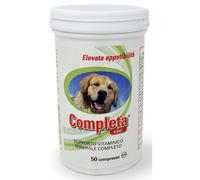 Trebifarma COMPLETA Cani - Mangime Complementare con Vitamine e Minerali Naturali - Supporto Nutrizionale per Cuccioli, Adulti e Animali Anziani - Ideale per Integrare la Dieta Casalinga - 50 cpr