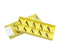 Completa la tua configurazione CNC con questo set da 10 pezzi di inserti in carburo ad alte prestazioni compatibili con modelli come MGMN150 e MGMN500 (MGMN300-H LF6018)