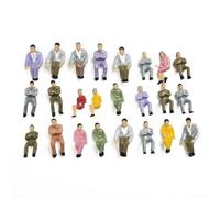 Completa la tua configurazione con questi modelli dettagliati per passeggeri seduti, confezione da 50, adatti per ferrovie di dimensioni convenienti