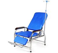 Completamente reclinabile reception sala d'attesa sedia medica di infusione con il supporto di palo di IV,Phlebotomy sedia Lobby panca morbida seduta imbottita Sedia reclinabile dell'esame