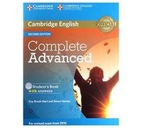 Complete Advanced 2ed. Student's Book with answers with cd-rom [Lingua inglese]