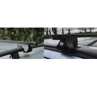 Complete Barre Portapacchi Tetto Per Mini Cooper Amos 120cm 2013-2019 (Set 2)