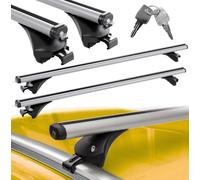 Complete Barre Portatutto Aero 120Cm Per BMW 5 F11 2010-2017 Per Guide Integrate