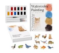 Complete Beginner Watercolor Kit: This watercolor paint set for adults and