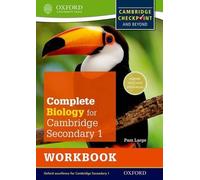 Complete Biology for Cambridge Secondary 1 Workbook: For Cambridge Checkpoint and beyond by Pam Large (2014-11-01)