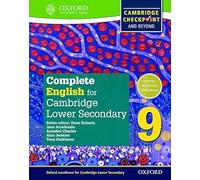Complete English for Cambridge IGCSE secondary 1. Student's book. Per la Scuola media. Con espansione online (Vol. 9): Cambridge Checkpoint and beyond
