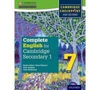Complete English for Cambridge Lower Secondary 7: Cambridge Checkpoint and beyond (Cie Checkpoint) by Tony Parkinson;Alan Jenkins;Jane Arredondo(2016-01-14)