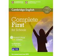 Complete First for Schools Student's Book with Answers with CD-ROM [Lingua inglese]