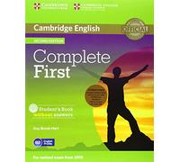 Complete First Student's Pack (Student's Book without Answers with CD-ROM, Workbook without Answers with Audio CD) [Lingua inglese]