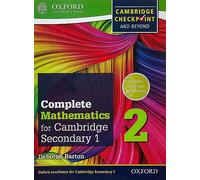 Complete mathematics for Cambridge IGCSE secondary 1. Checkpoint-Student's book. Per la Scuola media. Con espansione online (Vol. 2): Cambridge Checkpoint and beyond
