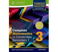 Complete Mathematics for Cambridge Lower Secondary 3: Cambridge Checkpoint and beyond [Lingua inglese]: Vol. 3