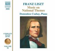 6946083 Audio Cd Franz Liszt - Complete Piano Music Vol. 58: Music on National T
