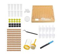 Complete Queen Rearing Kit - Queen Bee Breeding, Beginner-Friendly Bee Breeding Complete Kit, Sturdy Apiculture Equipment Tools | Full Beekeeping Equipment Set For Laboratory, Honey Factory