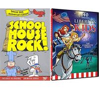 Complete Series American Animated Liberty Kids DVD & School House Rock Math / Grammar / Election / History Knowledge is