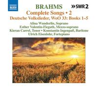 Johannes Brahms Brahms: Complete Songs: Deutsche Volkslieder, WoO33, Books (CD)