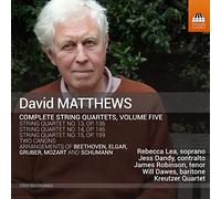 David Matthews David Matthews: Complete String Quartets - Volume 5 (CD) Album
