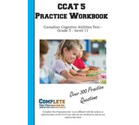 Complete Test Preparation Inc CCAT 5 Practice Workbook (Tascabile)
