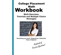 Complete Test Preparation Inc. College Placement Math Workbook (Tascabile)