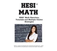 Complete Test Preparation Inc HESI Math Workbook (Tascabile)