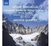 Complete Works For String Quartet, Vol. 1 - Leone Sinigaglia (Audio Cd)