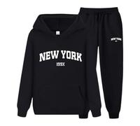 Completi da Donna 2 Pezzi Complete Sportiva Casual Tute Ginnastica Elegante Invernale con Cappuccio Set Tuta Felpa Pantaloni Vita Alta Cotone Larghi Palestra Tempo Libero Yoga Sportswear