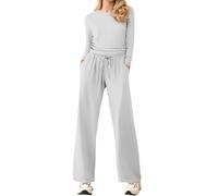 Completi da Donna 2 Pezzi tuta elegante per il tempo libero Donne Completa Sportiva con Cappuccio Set Felpa e Jogging Pantaloni Coordinati Abbigliamento Morbida Yoga Sportswear